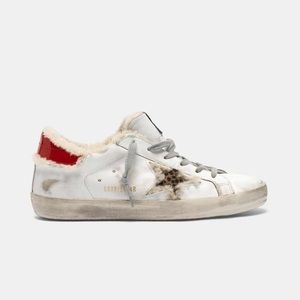 NEW Golden Goose Superstar shearling sneakers